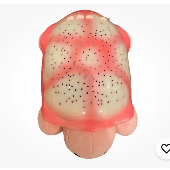 Cloud B Pink Turtle Plush Night Light - Picture 3 of 3